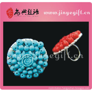 Best Jewelry Handmade Fancy Stone Vintage Blue Stone Rings